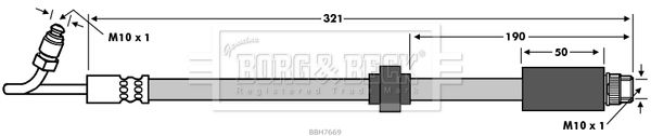 BORG & BECK Jarruletku BBH7669